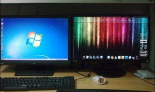 一台主机两个显示器